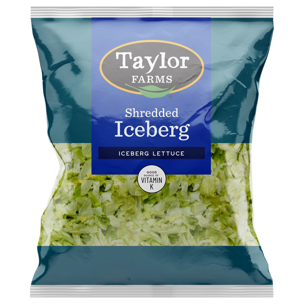 Packaged Vegetables & Fruits Taylor Farms Shredded Iceberg Lettuce hero