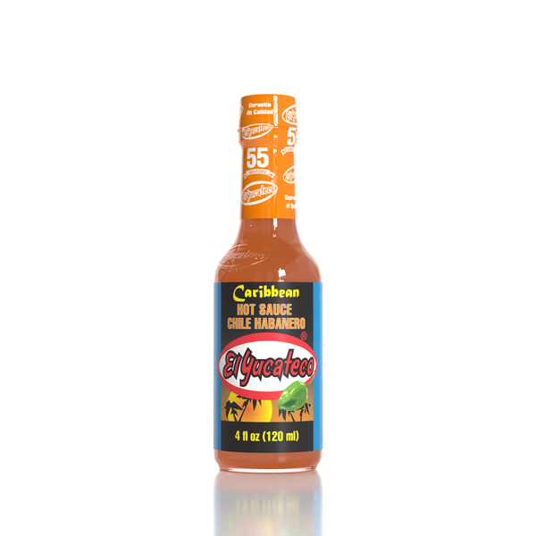 Marinades & Meat Preparation El Yucateco Caribbean Chile Habanero Hot Sauce hero