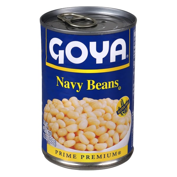 Canned Meat, Seafood & Beans Goya Navy Beans hero