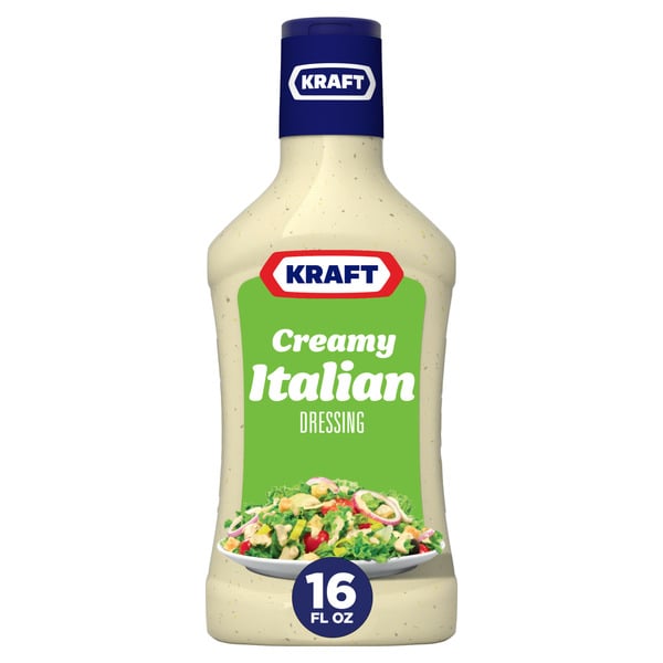 Salad Dressing, Oils & Vinegars Kraft Creamy Italian Salad Dressing hero