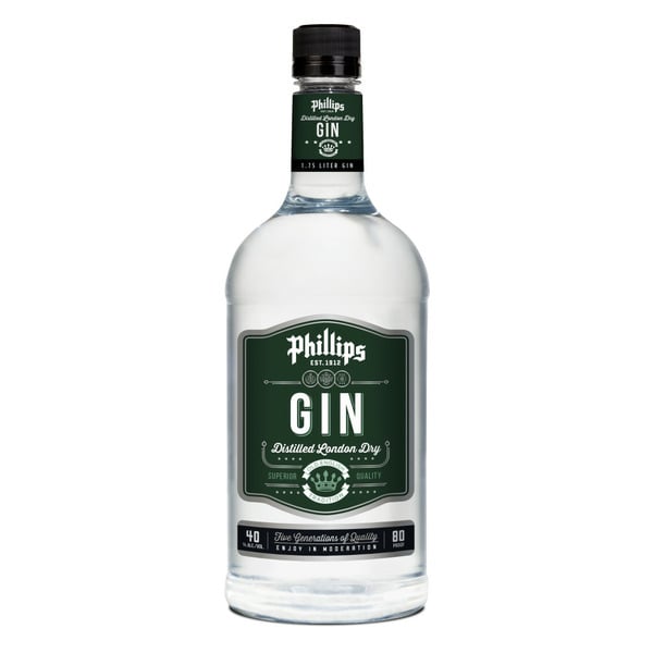 Spirits Phillips London Dry Gin 80 hero