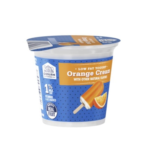 Coburn Farms Orange Cream Low Fat Yogurt hero