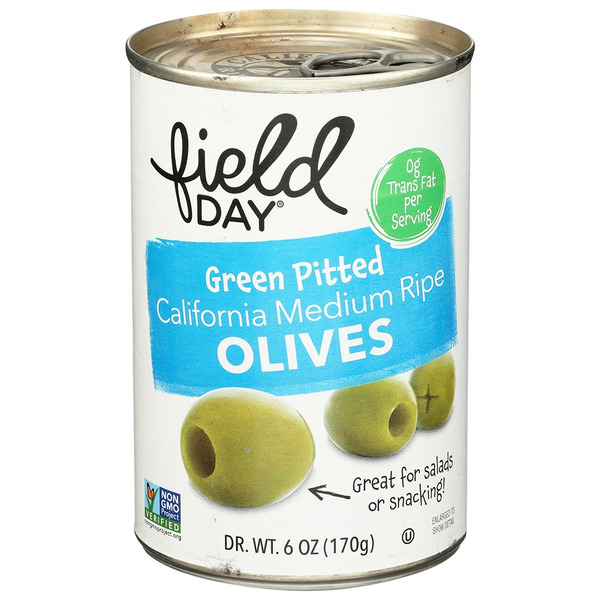 Pickled Goods & Olives FIELD DAY Olives, Green Pitted, Medium Ripe hero