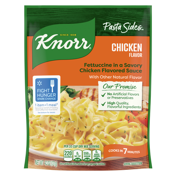 Boxed Meals & Side Dishes Knorr Pasta Sides Chicken Fettuccine hero