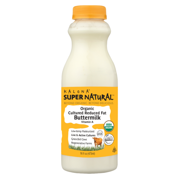 Milk Kalona SuperNatural Organic Buttermilk, Grass-fed Cows hero