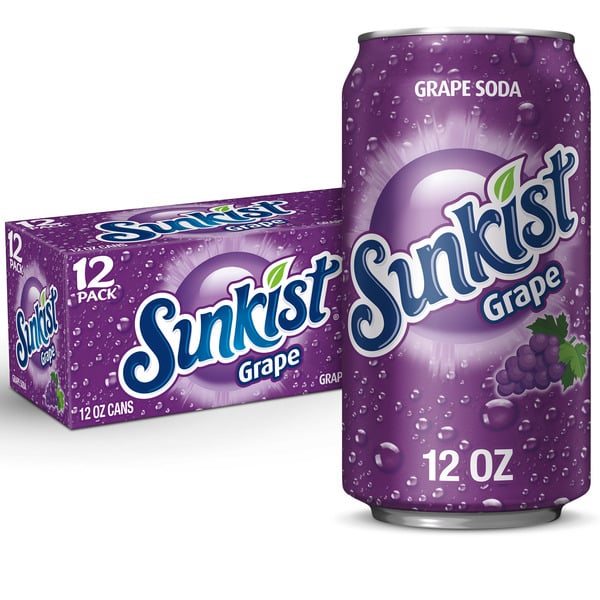 Soft Drinks Sunkist Grape Soda hero