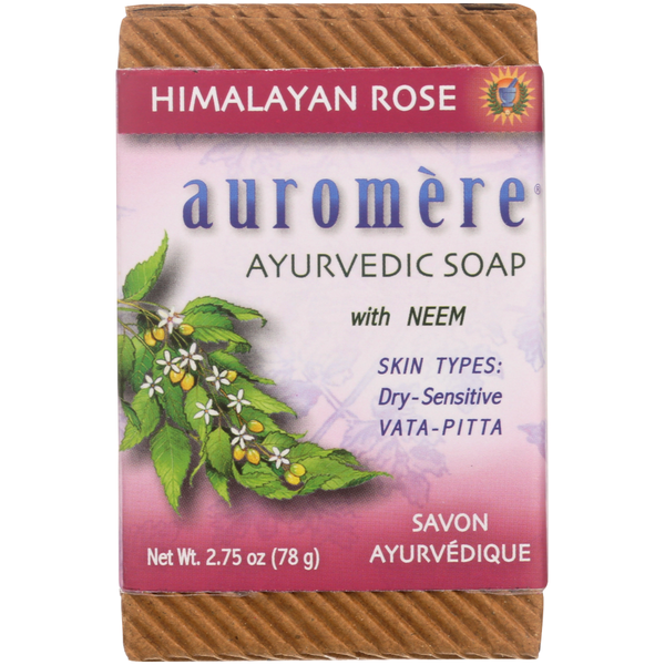 Body Lotions & Soap Auromere Himalayan Rose Ayurvedic Soap hero