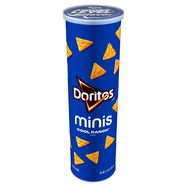 Doritos Tortilla Chips, Cool Ranch Flavored, Minis hero