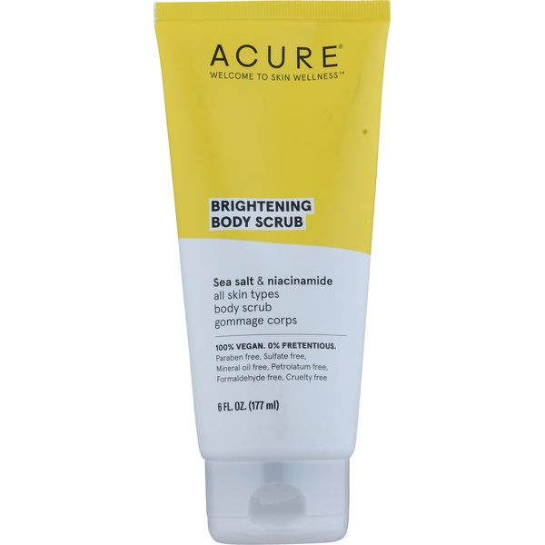 Facial Care ACURE Body Scrub, Brightening, Sea Salt & Niacinamide hero