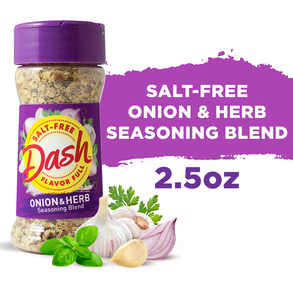 Spices & Seasoning Dash Salt-Free Onion & Herb Seasoning Blend, Kosher, 2.5 OZ Shaker hero