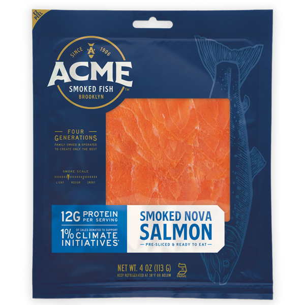 Packaged Seafood Acme Smoked Fish Nova Smoked Salmon hero