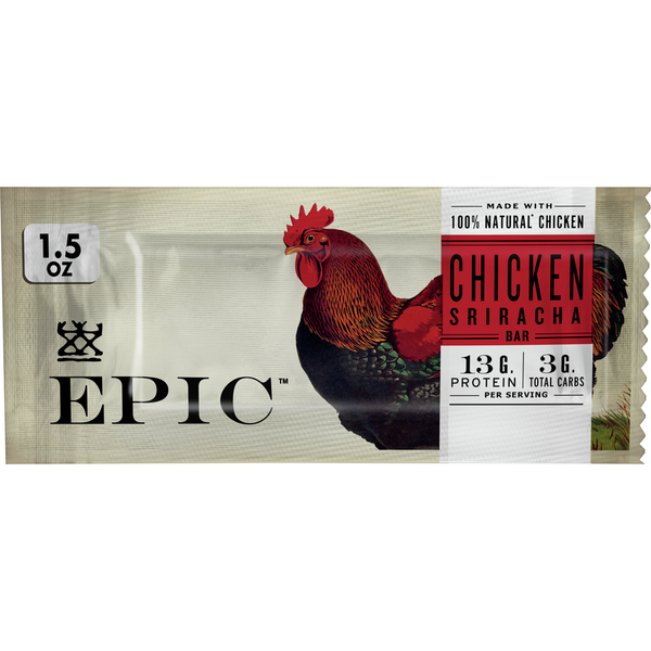 Energy & Granola Bars EPIC Chicken Sriracha Protein Bar, Keto Friendly, Whole30 hero