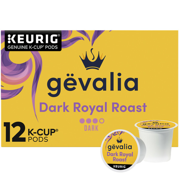 Coffee Gevalia Dark Royal Roast Dark Roast Keurig K-Cup® Coffee Pods hero