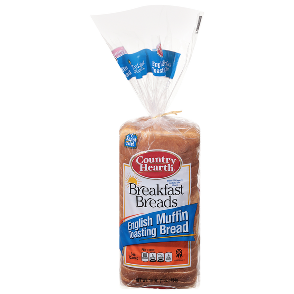 Bread Country Hearth Breakfast Breads, Toasting, English Muffin hero