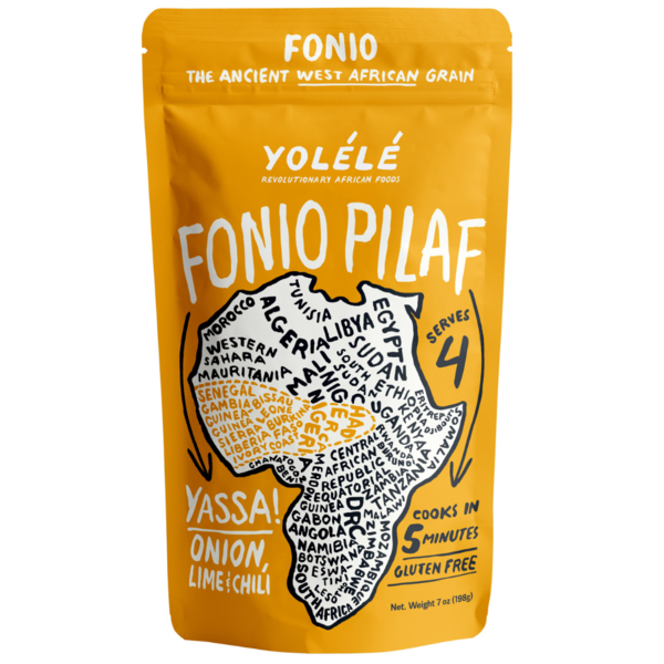 Grains, Rice & Dried Goods Yolélé Fonio Pilaf, Yassa! (Onion, Lime, & Chili) hero