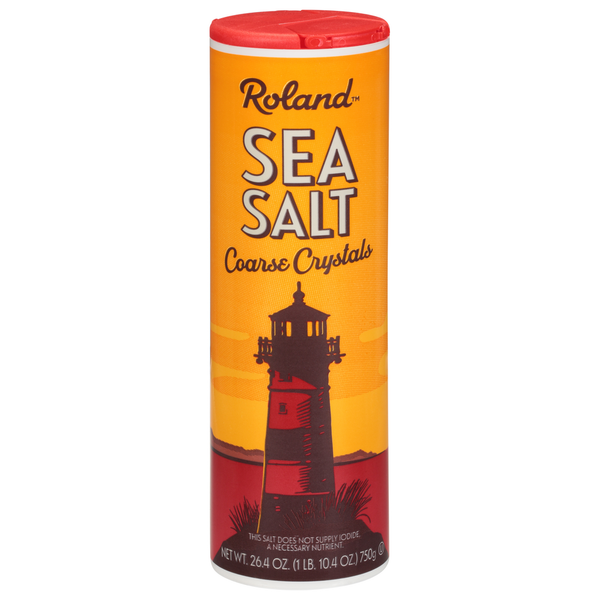 Spices & Seasoning Roland Foods Sea Salt, Coarse Crystals hero