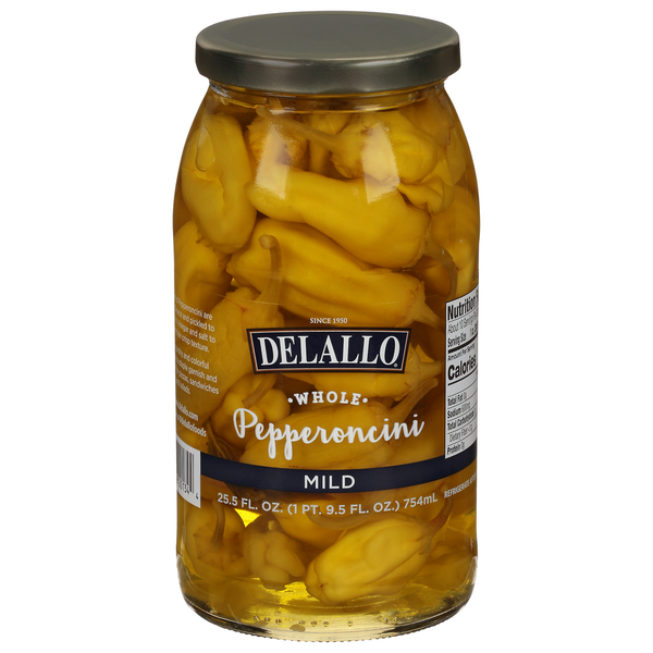 Pickled Goods & Olives DeLallo Pepperoncini, Whole, Mild hero