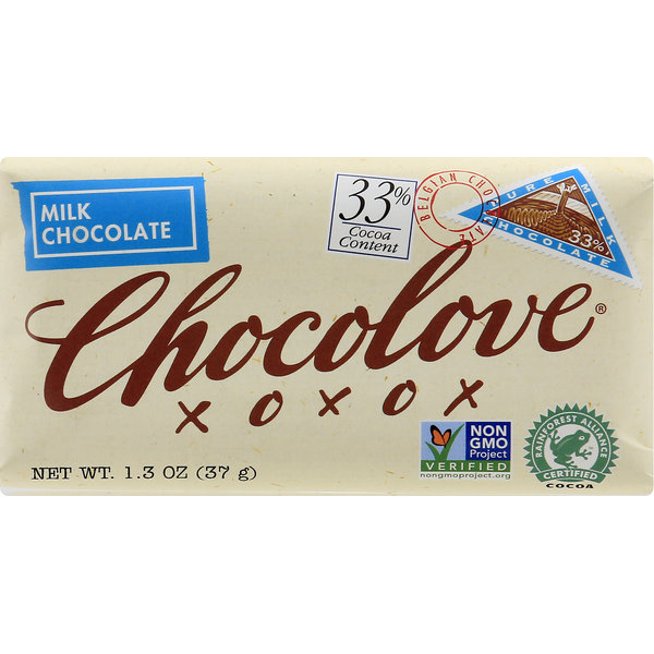 Candy & Chocolate Chocolove Milk Chocolate, 33% Cocoa Content hero