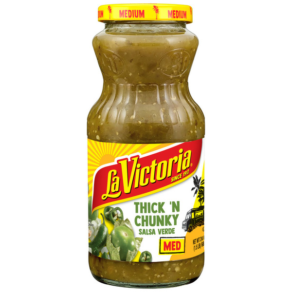 Preserved Dips & Spreads La Victoria Medium Salsa Verde Thick 'N Chunky hero