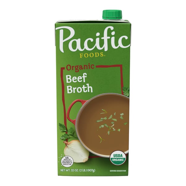 Soup, Broth & Bouillon Pacific Foods Foods Organic Beef Broth hero