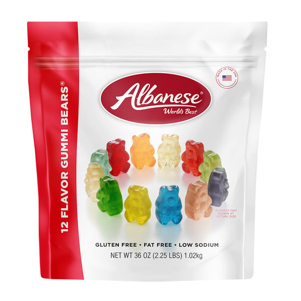 Candy & Chocolate Albanese 12 Flavor Gummi Bears hero