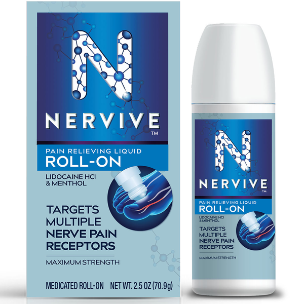 Muscles, Joints & Pain Relief Nervive Nerve Care, Pain Relieving Roll On, Max Strength Topical Pain Relief hero