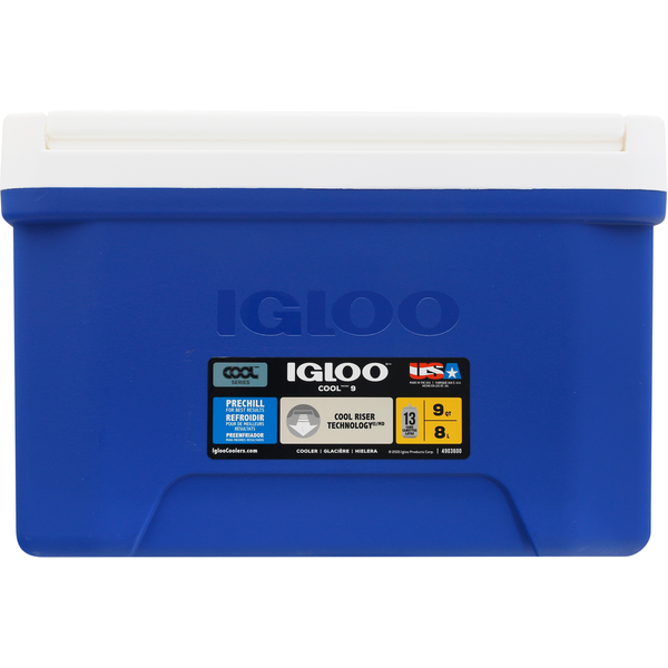 Outlet igloo cooler