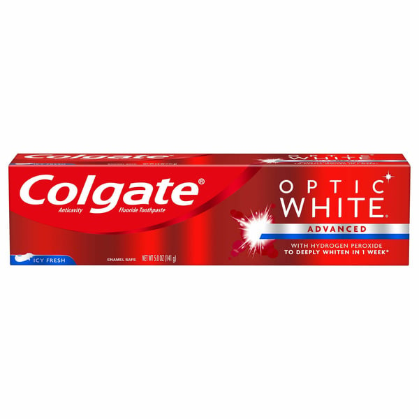 Oral Hygiene Colgate Optic White Advanced Teeth Whitening Toothpaste, Icy Fresh hero