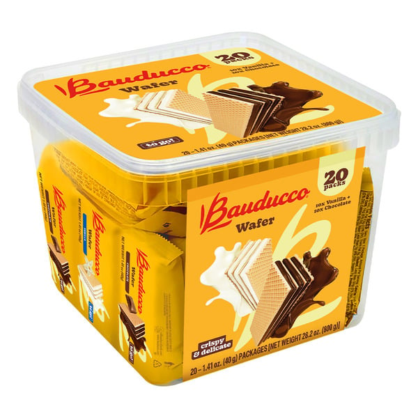 Cookies & Cakes Bauducco Wafer, Chocolate & Vanilla hero