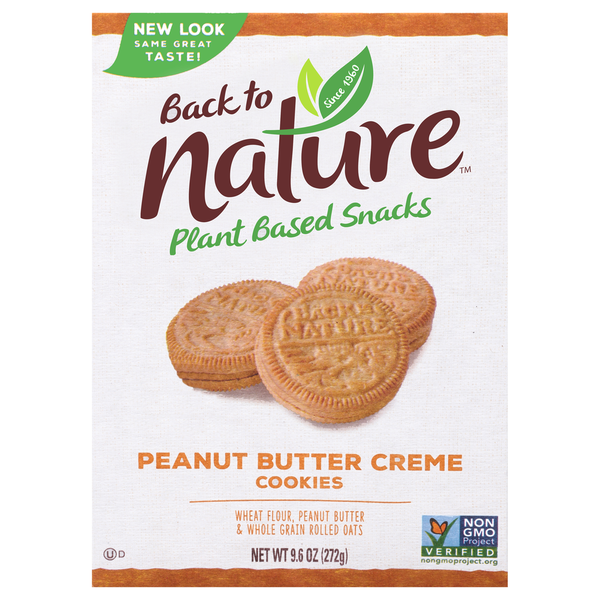 Cookies & Cakes Back to Nature Cookies, Peanut Butter Creme hero