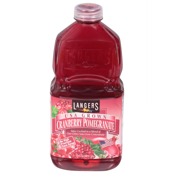 Juice & Nectars Langers Juice Cocktail, Cranberry Pomegranate hero