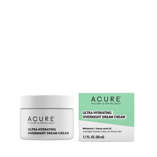 ACURE Ultra Hydrating Overnight Dream Cream hero