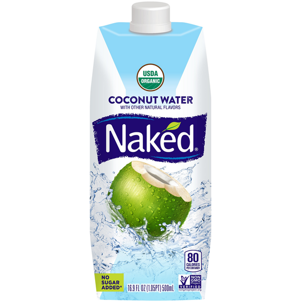 Juice & Nectars Naked Coconut Water Chilled  Juice hero