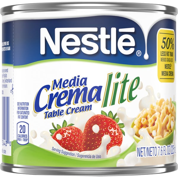 Baking Ingredients Media Crema Nestle  Lite Cream hero