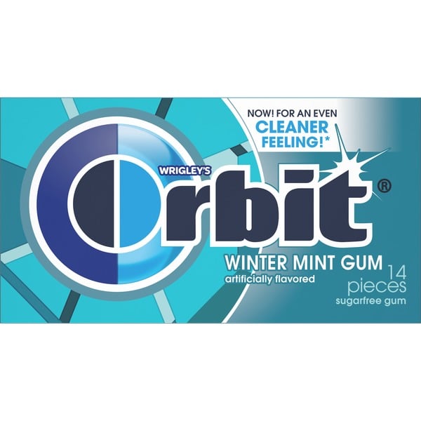 Candy, Chocolate & Gum Orbit Wintermint Sugarfree Gum single hero