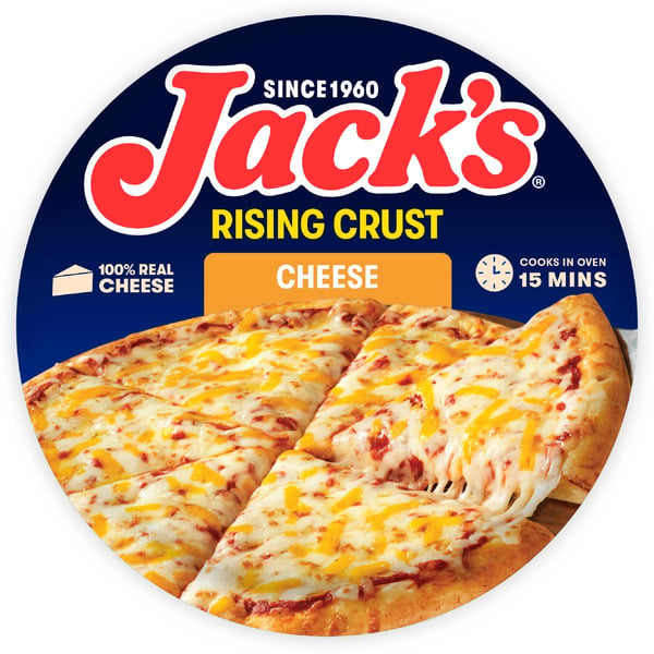 Frozen Pizza Jack's Original Rising Crust Cheese Frozen Pizza hero