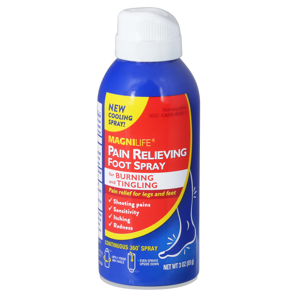 Pain & Fever Relief MagniLife Foot Spray, Pain Relieving hero