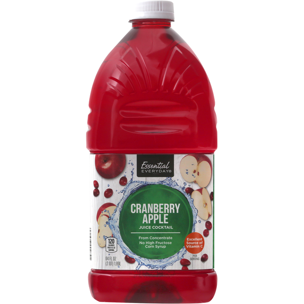 Juice & Nectars Essential Everyday Juice Cocktail, Cranberry Apple hero