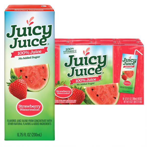 Juice & Nectars Juicy Juice Strawberry Watermelon hero