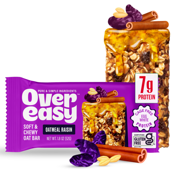 Breakfast Bars & Pastries Over Easy Oatmeal Breakfast Bar, Oatmeal Raisin hero