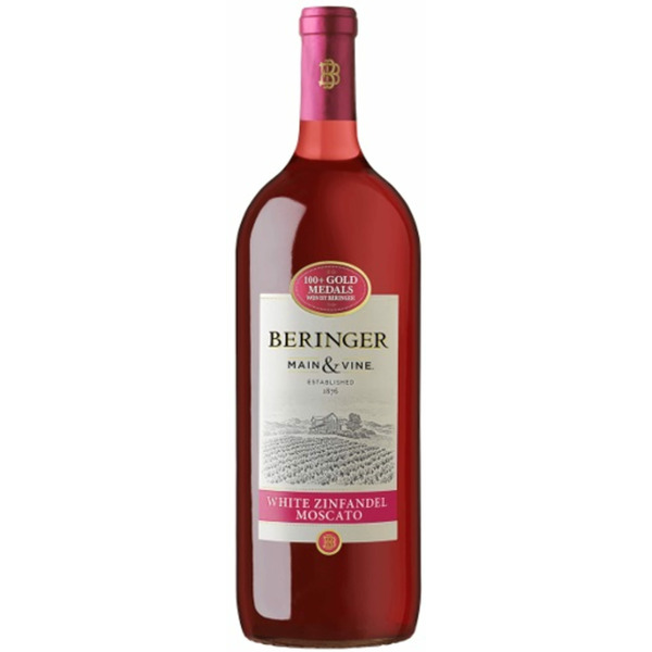 Zinfandel Beringer Main & Vine White Zinfandel Moscato Pink Wine hero