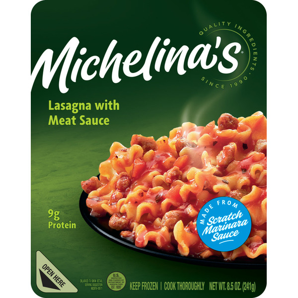 Frozen Meals Michelina's Lasagna with Meat Sauce hero