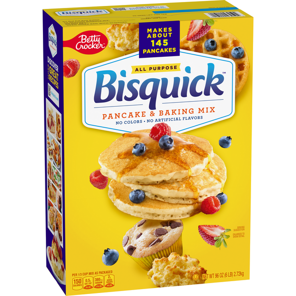 Doughs, Gelatins & Bake Mixes Betty Crocker Bisquick All Purpose Pancake & Baking Mix hero