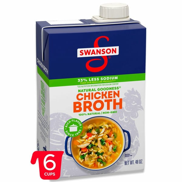 Soup, Broth & Bouillon Swanson's 100% Natural Chicken Broth hero