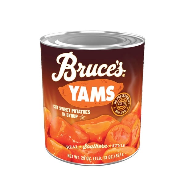 Canned & Jarred Vegetables Bruce's Yams Cut Sweet Potatoes in Syrup hero