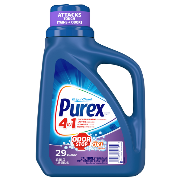 Laundry Purex Detergent, Concentrated, Odor Stop hero