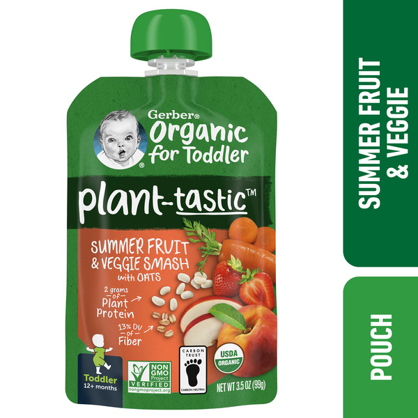 Gerber Toddler Food Summer Fruit And Veggie Smoothie hero