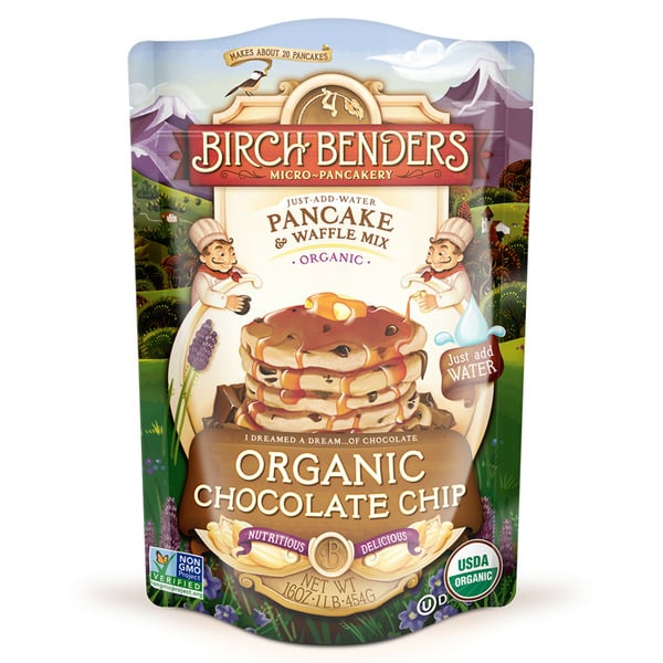 Hot Cereal & Pancake Mixes Birch Benders Organic Chocolate Chip Pancake & Waffle Mix hero