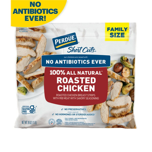 Prepared Meals Perdue No Antibiotics Ever Oven Roasted Chicken Breast Strips hero