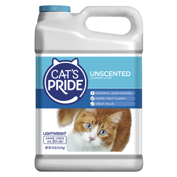 Cat Food & Care Cat's Pride Unscented Scoopable Lightweight Clumping Clay Cat Litter hero